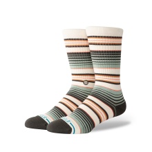 Stance Tagessocke Crew Rockford beige/grün/bunt - 1 Paar